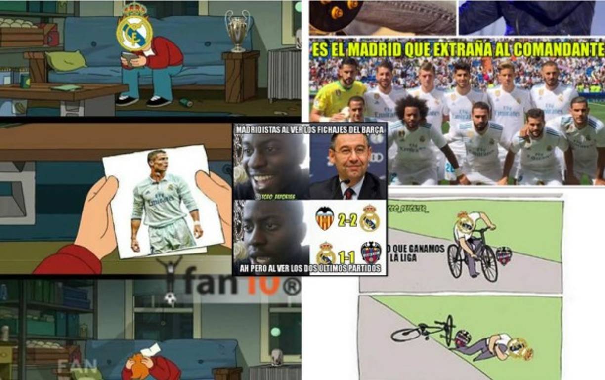 El Real Madrid sumó un nuevo empate en la Liga Española, esta vez contra el Levante, y las redes sociales no tardaron en burlarse. Acá los mejores memes.