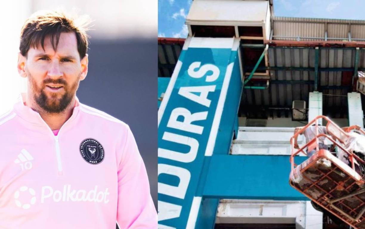 Se conocen imágenes e información de los preparativos en el estadio Olímpico para recibir a Lionel Messi y resto de la plantilla de jugadores del Inter Miami.