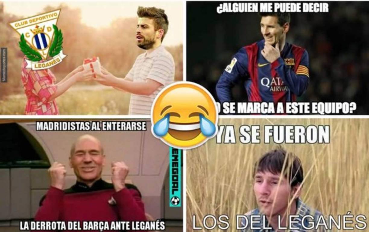Los divertidos memes que dejó la derrota del Barcelona en su visita al Leganés en la Liga Española.