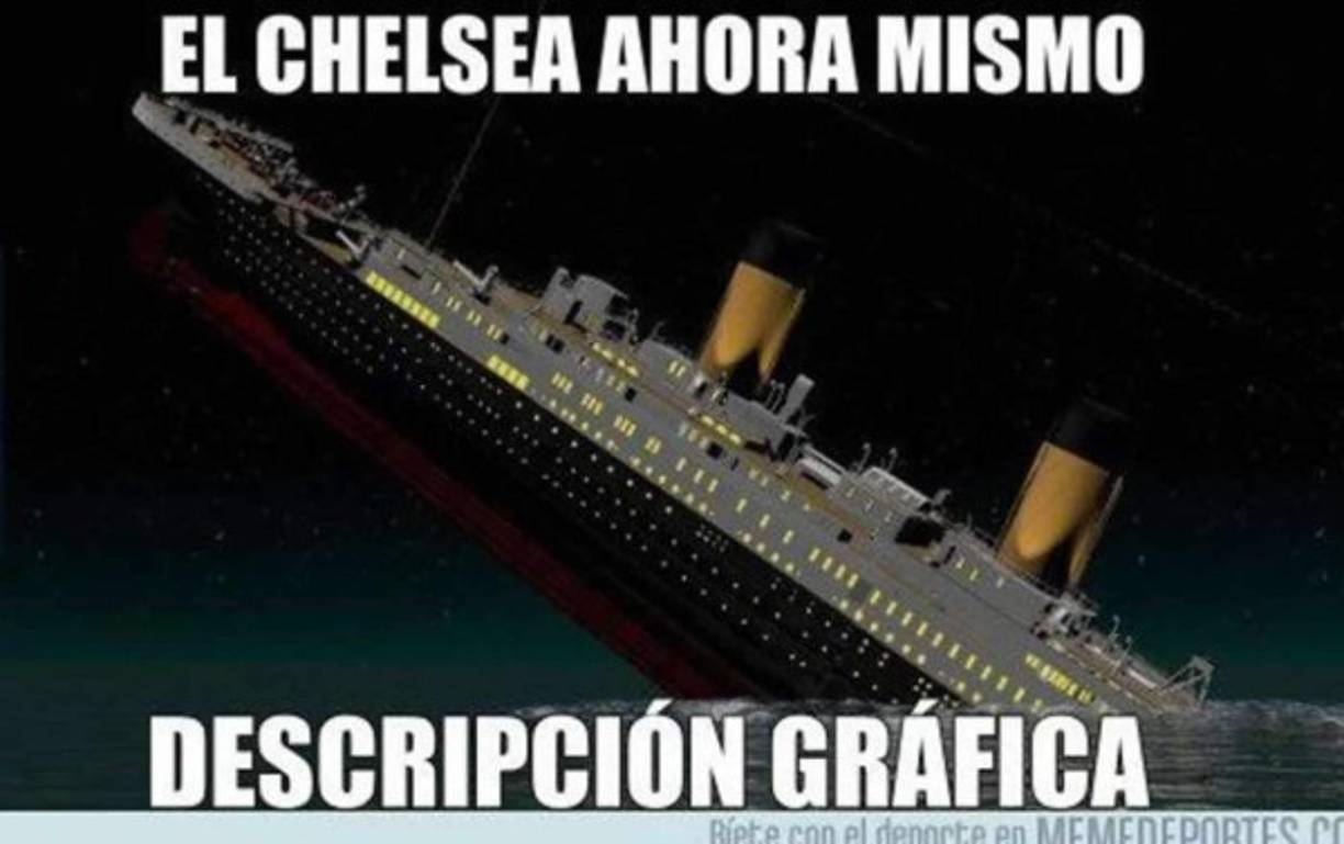 Así se encuentra el Chelsea en estos momentos, actualmente está a un punto de caer en la zona del descenso.