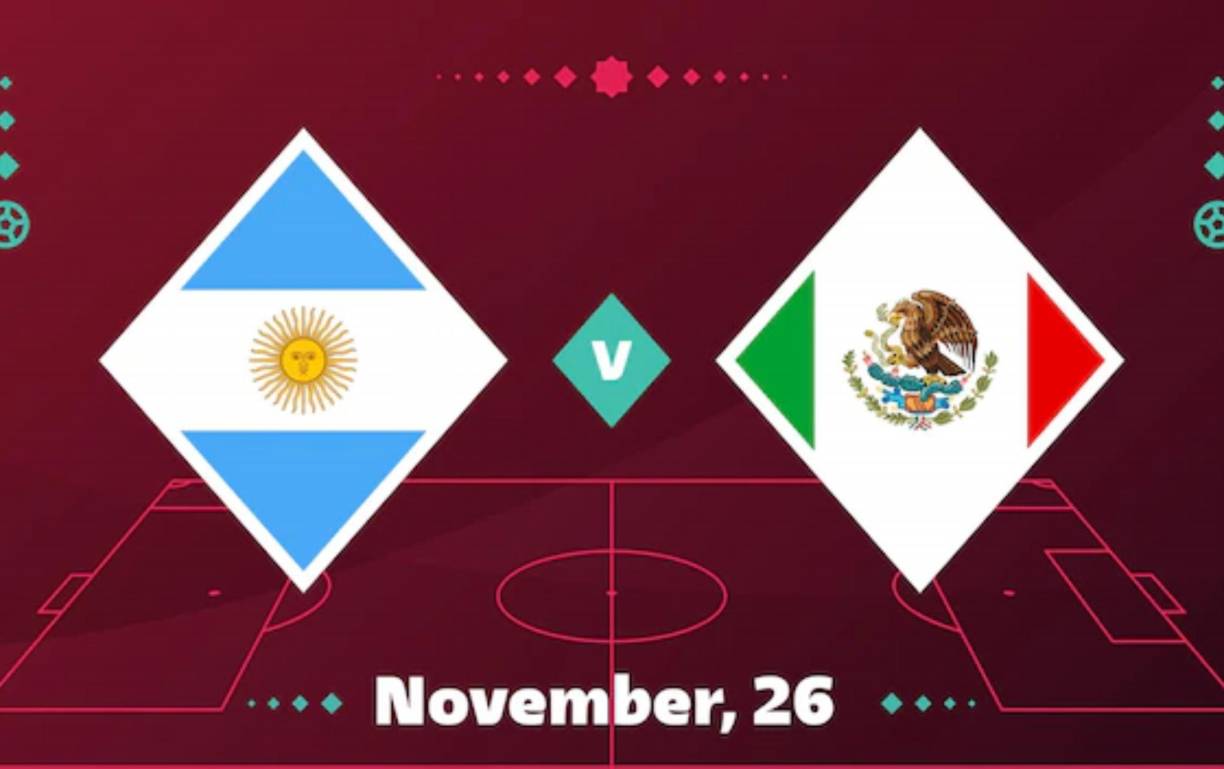 Argentina vs México: Partido a realizarse el 26 de noviembre, iniciará a partir de la 1:00pm, hora de Honduras. No se podrá ver a señal abierta en TV. 