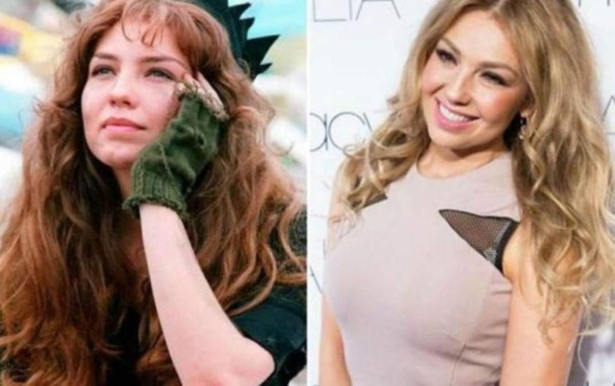 Thalía era María la del barrio.