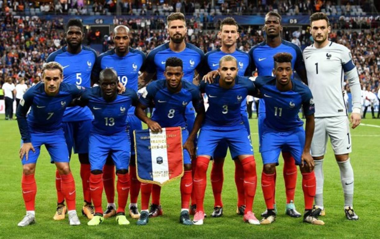 Francia. En Rusia 2018 jugará su 15ª participación en una Copa del Mundo.