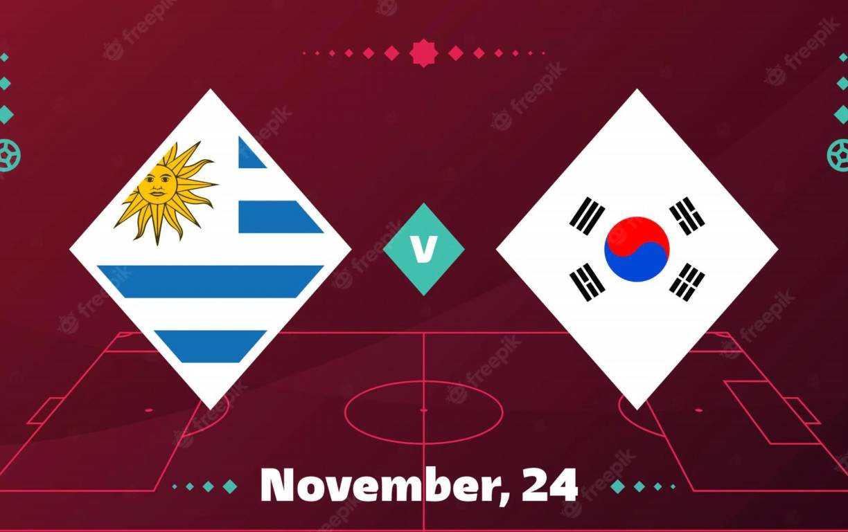 Uruguay vs Corea del Sur: Será el 24 de noviembre y comenzará a las 7:00am, hora de Honduras. No se podrá ver por señal abierta en Honduras.