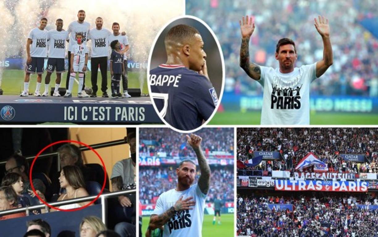 La ovación de un Parque de los Príncipes lleno, fuegos artificiales y un gran ambiente: los fichajes veraniegos del PSG, con Lionel Messi a la cabeza junto a Sergio Ramos, fueron presentados ante su nueva hinchada en el estadio parisino.