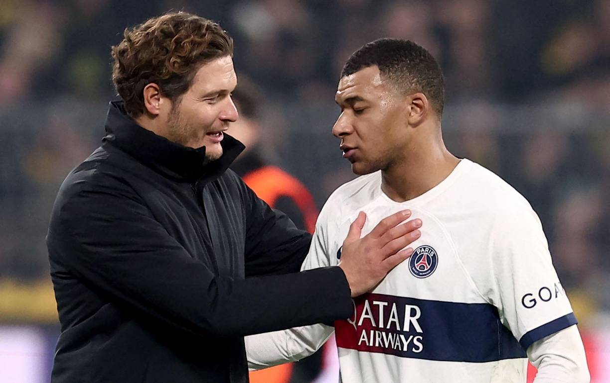Mbappé quería pelear y le habría gustado que el PSG terminara líder de su grupo en la Champions. Al término del partido, se le vio descontento, apático.