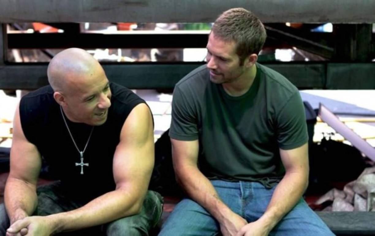 Paul Walker junto a Vin Diesel.