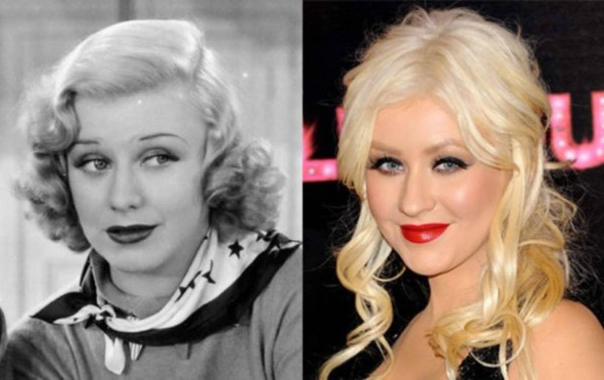 Ginger Rogers y Cristina Aguilera.<br/>Rogers fue una actriz estadounidense ganadora de un Óscar. Nació en julio de 1911 y murió en abril de 1995. Realizó 73 películas y en 1940 ganó el Óscar a Mejor Actriz.