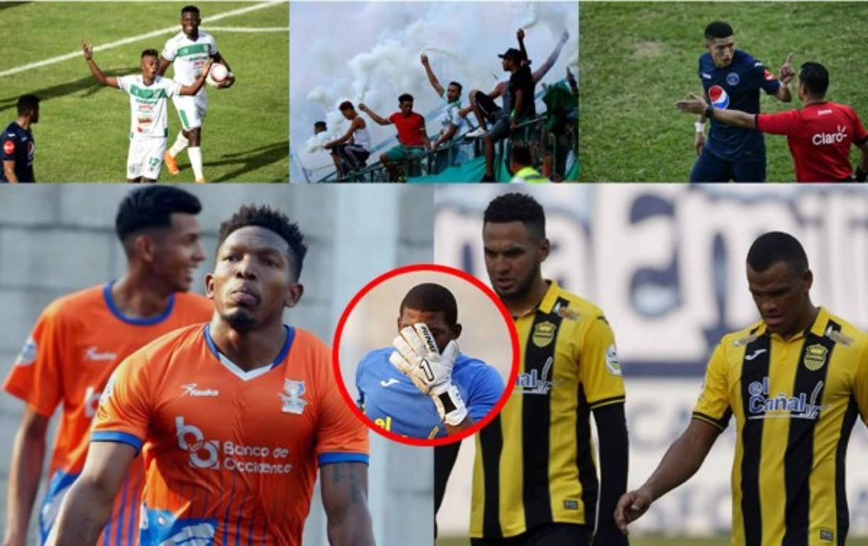 Las imágenes que nos dejaron los partidos de ida del repechaje UPN-Real España y Platense-Motagua en el Torneo Clausura 2019 de Honduras.