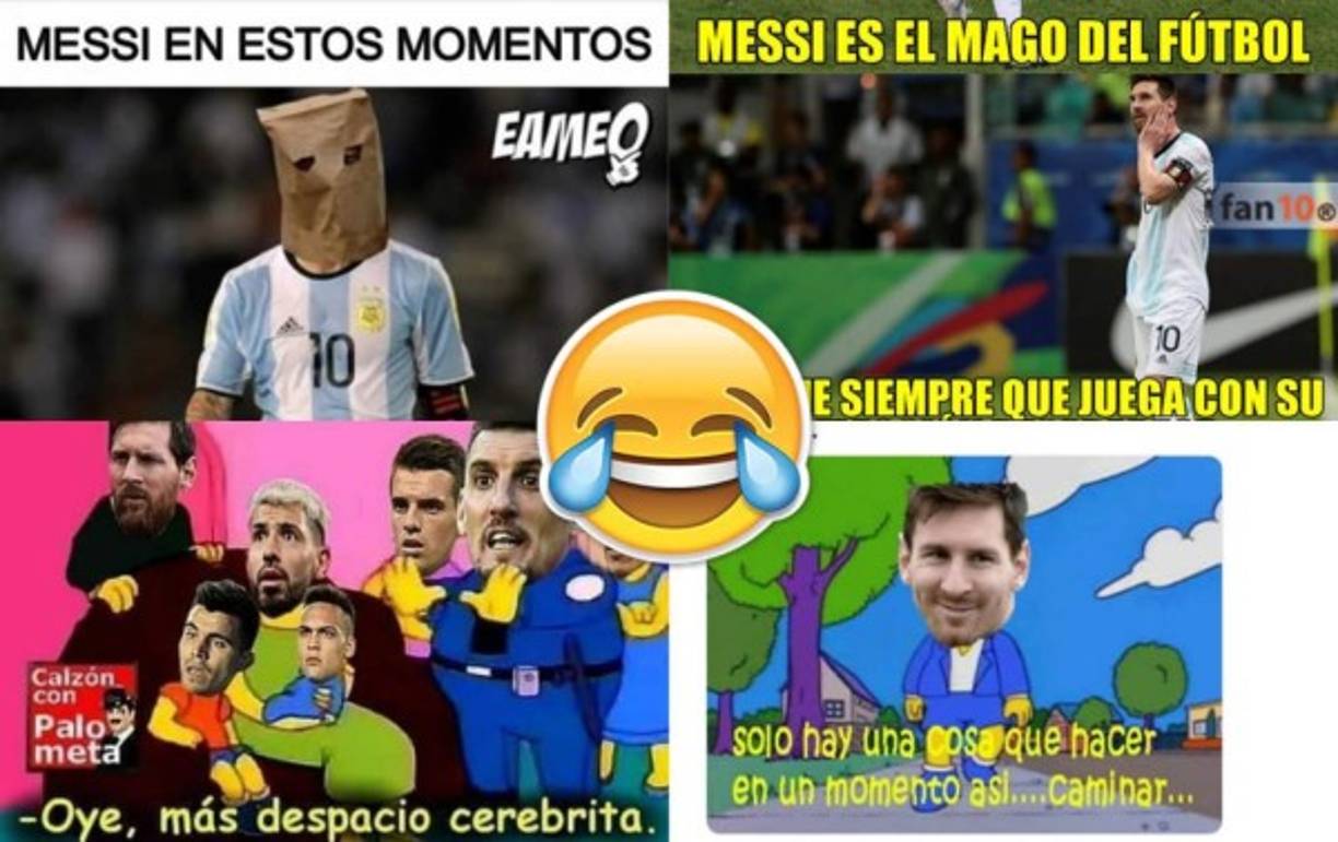 Los divertidos memes que dejó la derrota de Argentina ante Colombia en el inicio de la Copa América. Messi es el centro de las burlas.