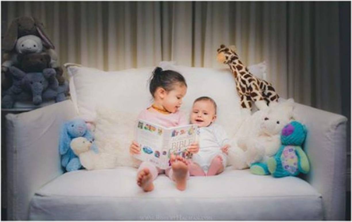 Las dos hijas de Iván Gabriel, las dos últimas nietas que conoció Juan Gabriel.