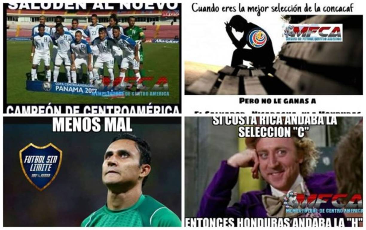Estos son los mejores memes del empate de Honduras contra Costa Rica en la Copa Centroamericana 2017 de la Uncaf.