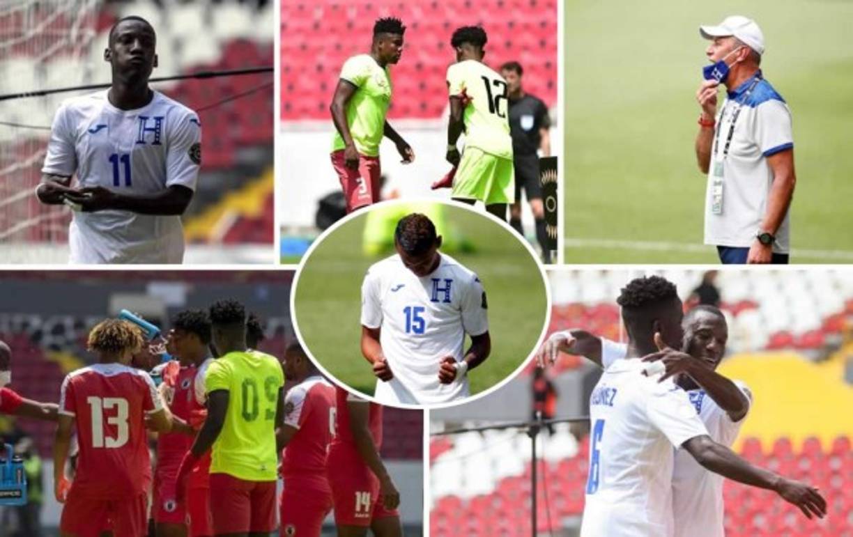 Las imágenes de la victoria de Honduras (3-0) sobre Haití en su debut en el Preolímpico Sub-23 que se disputó en el estadio Jalisco de Guadalajara (México).