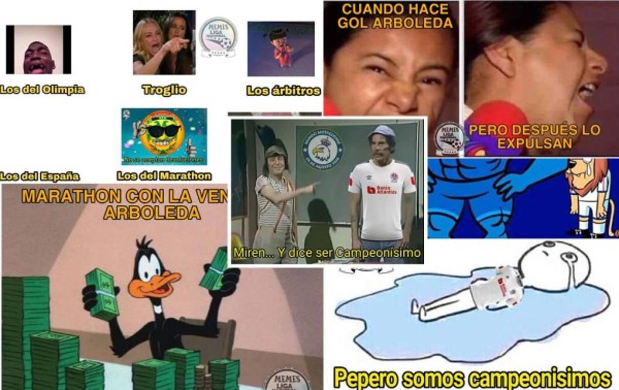 Los divertidos memes que dejó la victoria de Motagua sobre Olimpia en el clásico. Yustin Arboleda es protagonista de las burlas.