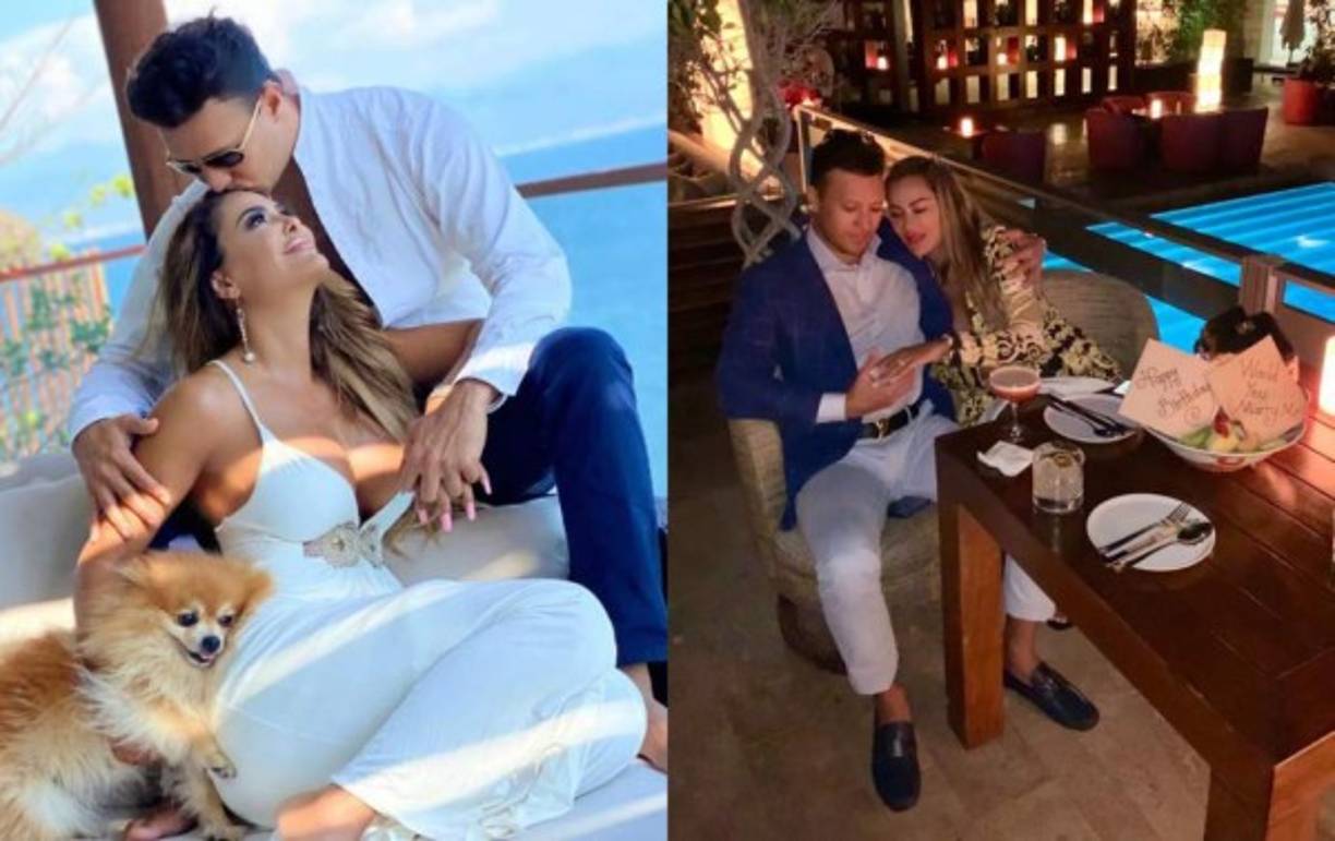 Ninel Conde y Larry Ramos.