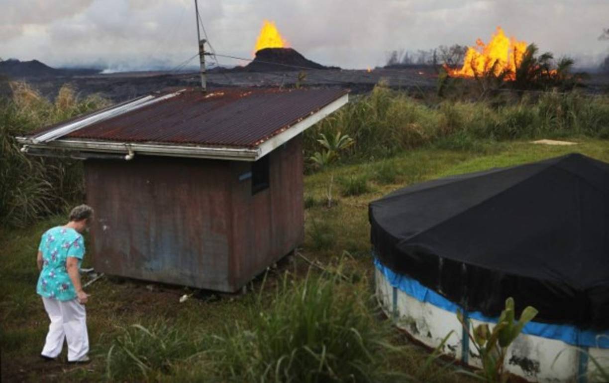 El Kilauea es unos de los cinco volcanes de la Gran Isla de Hawái.