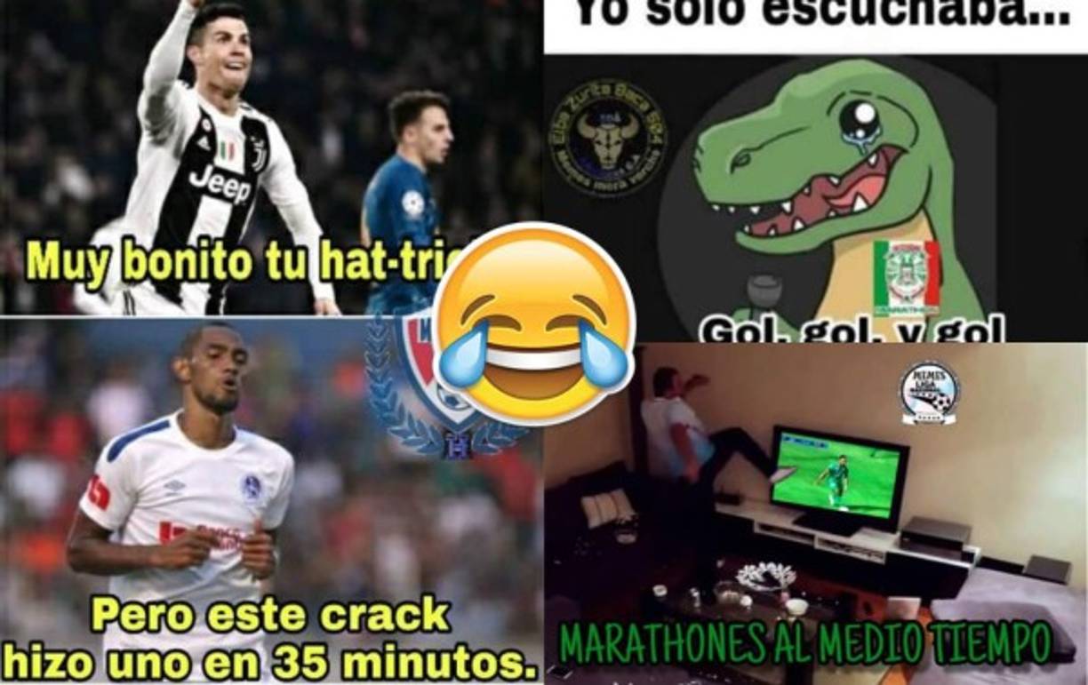 Los divertidos memes que dejó la goleada del Olimpia contra el Marathón en el estadio Nacional. Muchas burlas a los verdolagas.
