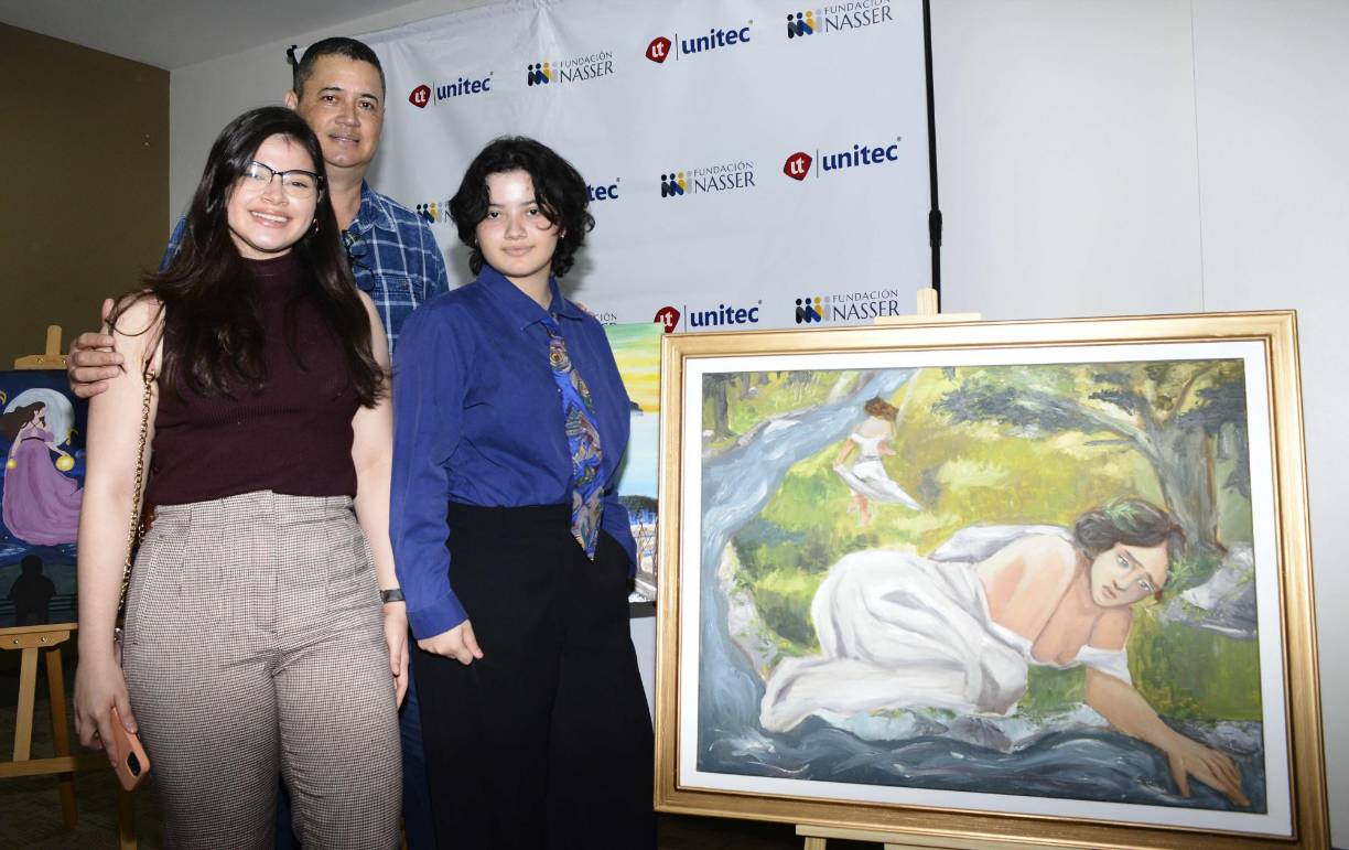 Alejandra, Teodoro y Rocío Dubón