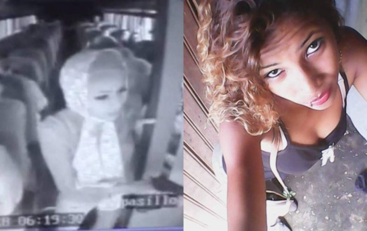 Las cámaras de seguridad del autobús captaron a la China.