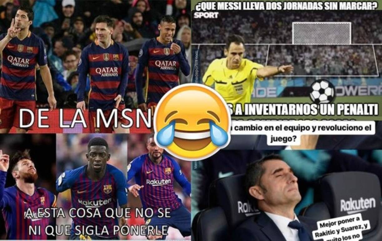 Mira los mejores memes que ha dejado la jornada deportiva de este sábado, con Messi y Barcelona como protagonistas.