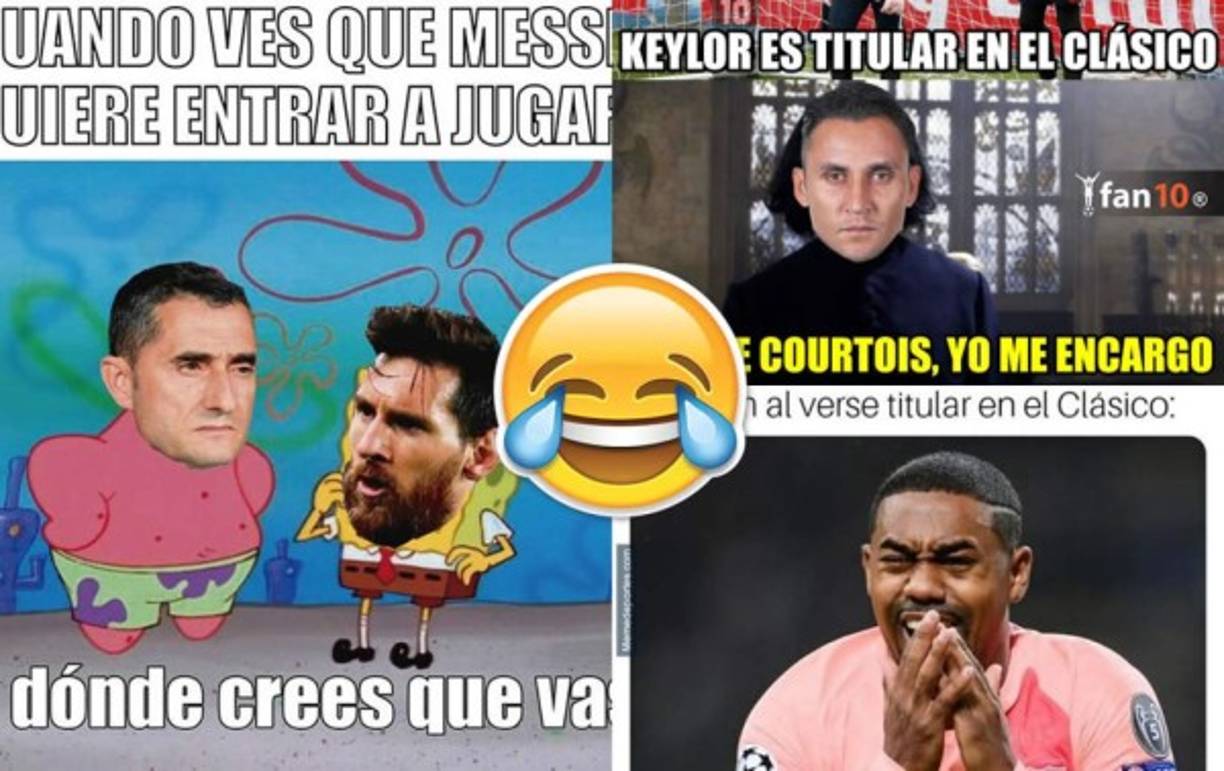 Los divertidos memes del clásico Barcelona-Real Madrid que terminó empatado 1-1 en la ida de semifinales de la Copa del Rey.