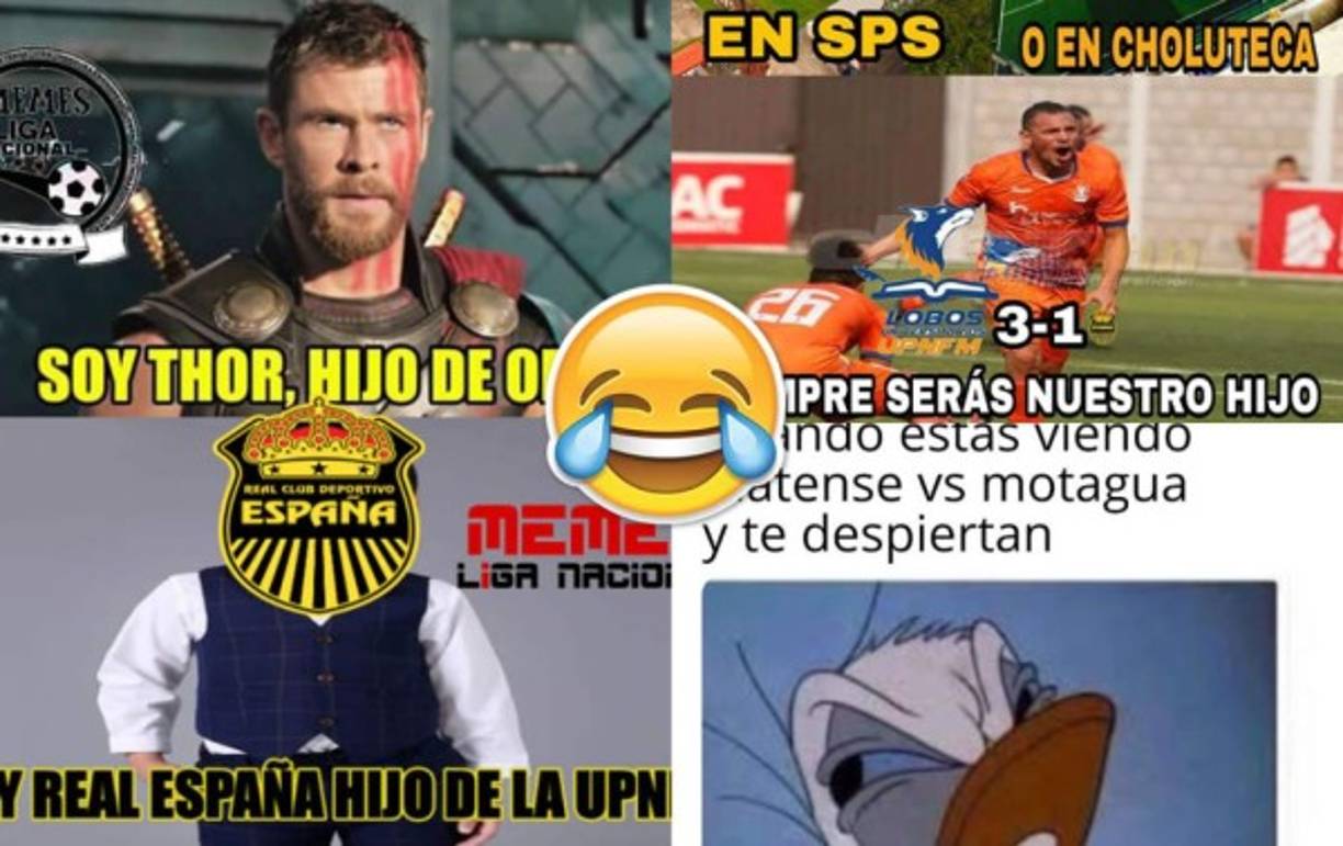 Los divertidos memes que dejó la derrota del Real España ante la UPN en la ida del repechaje, lo mismo que el empate del Motagua contra Platense.