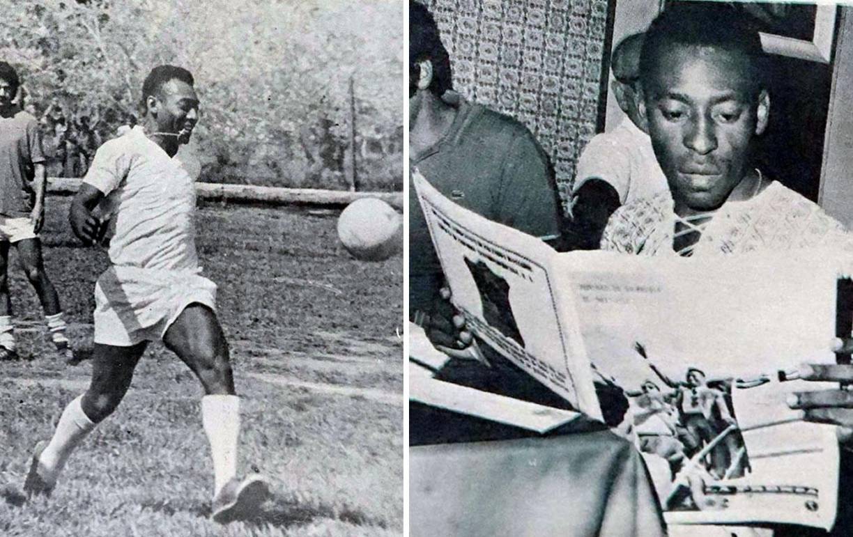 Edson Arantes do Nascimiento Pelé visitó Honduras en 1972 con el Santos de Brasil 19 meses después de coronarse campeón en el Mundial de México 1970. ‘O Rei’ enfrentó al Olimpia y Real España.