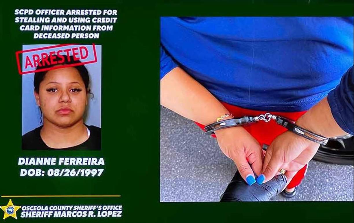 Ferreira, según las autoridades, usó la tarjeta para realizar siete compras de gasolina, una estadía en un hotel y una comida en Wendy’s. 