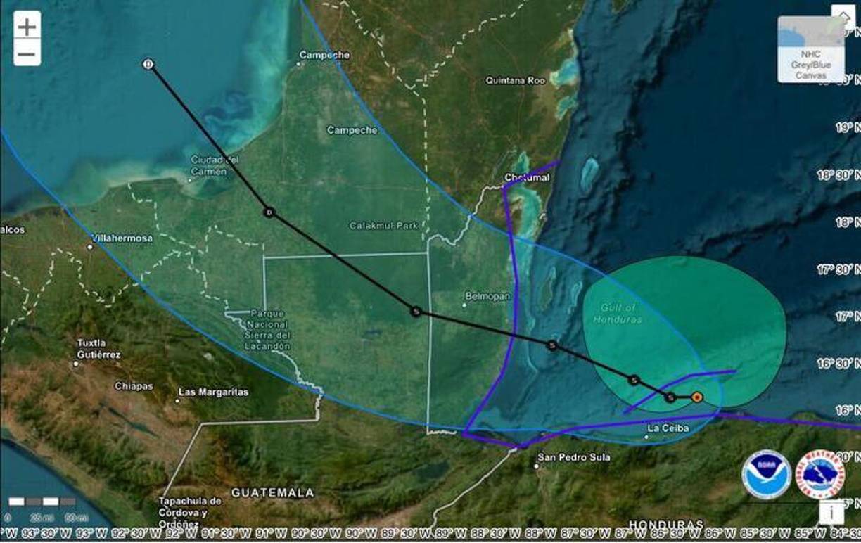Las condiciones climáticas en la región incluyen rachas de viento de 40 a 60 km/h y oleaje elevado de hasta tres metros de altura.