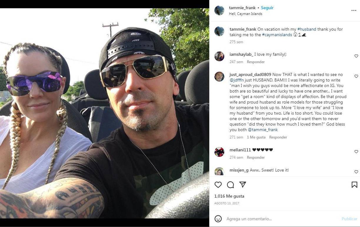 La pareja solía compartir sus momentos de alegría en redes sociales. 