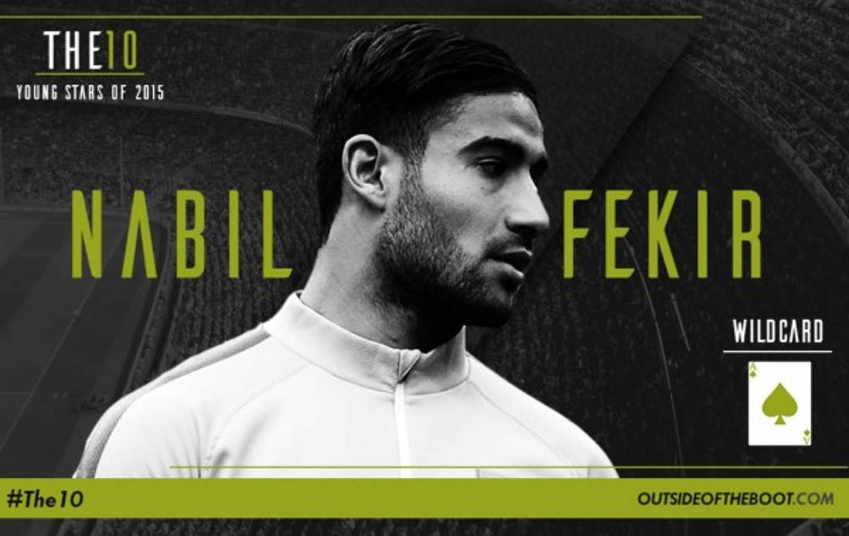 10. Nabil Fekir es un futbolista francés que juega como centrocampista ofensivo o delantero de Lyon.