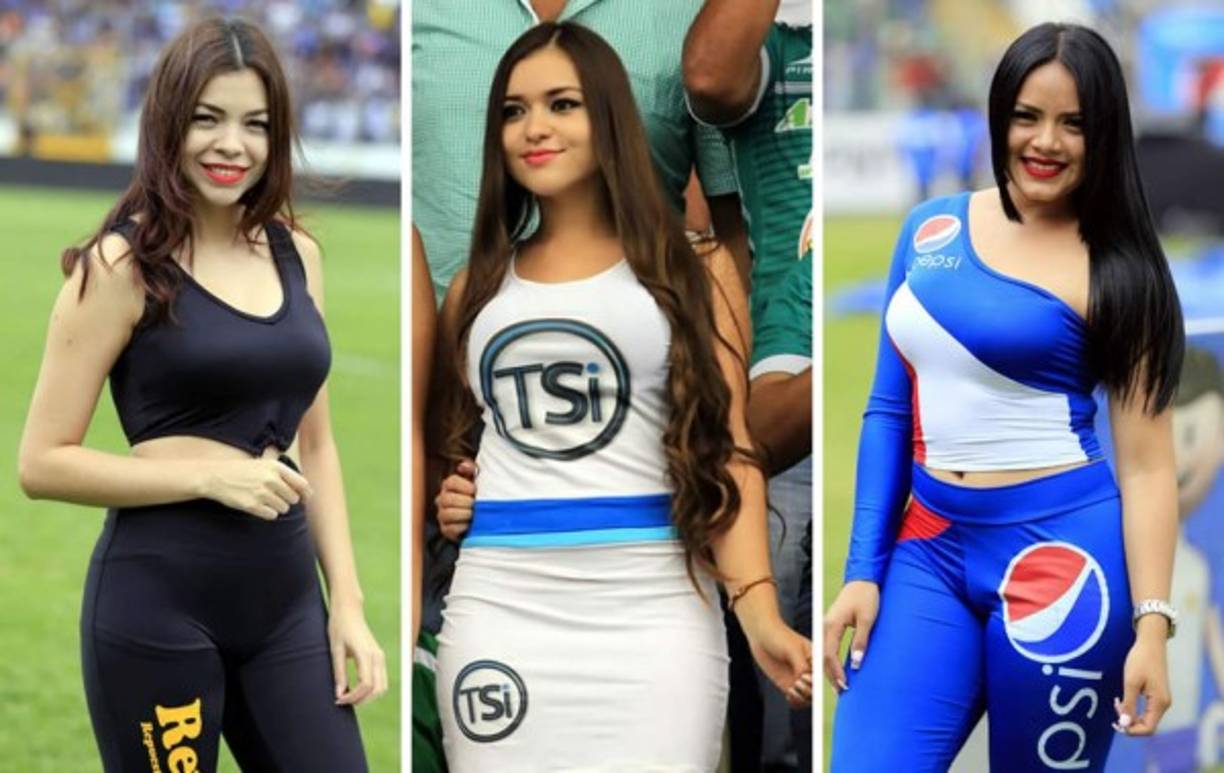 El primer partido de la final entre Motagua y Platense es adornado por hermosas chicas en el estadio Nacional. Mira la galería.