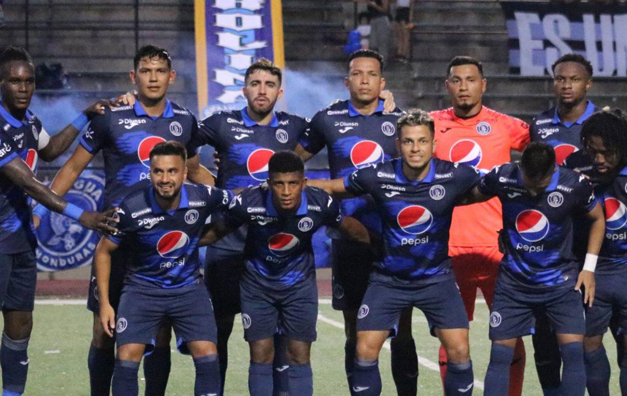 El 11 titular del Motagua que goleó la noche del domingo 3-0 al Municipal de Guatemala. 