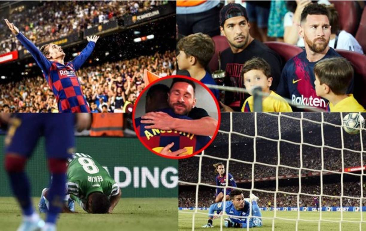 Las imágenes que dejó la victoria del Barcelona (5-2) sobre el Betis en la segunda jornada de la Liga Española 2019-20.