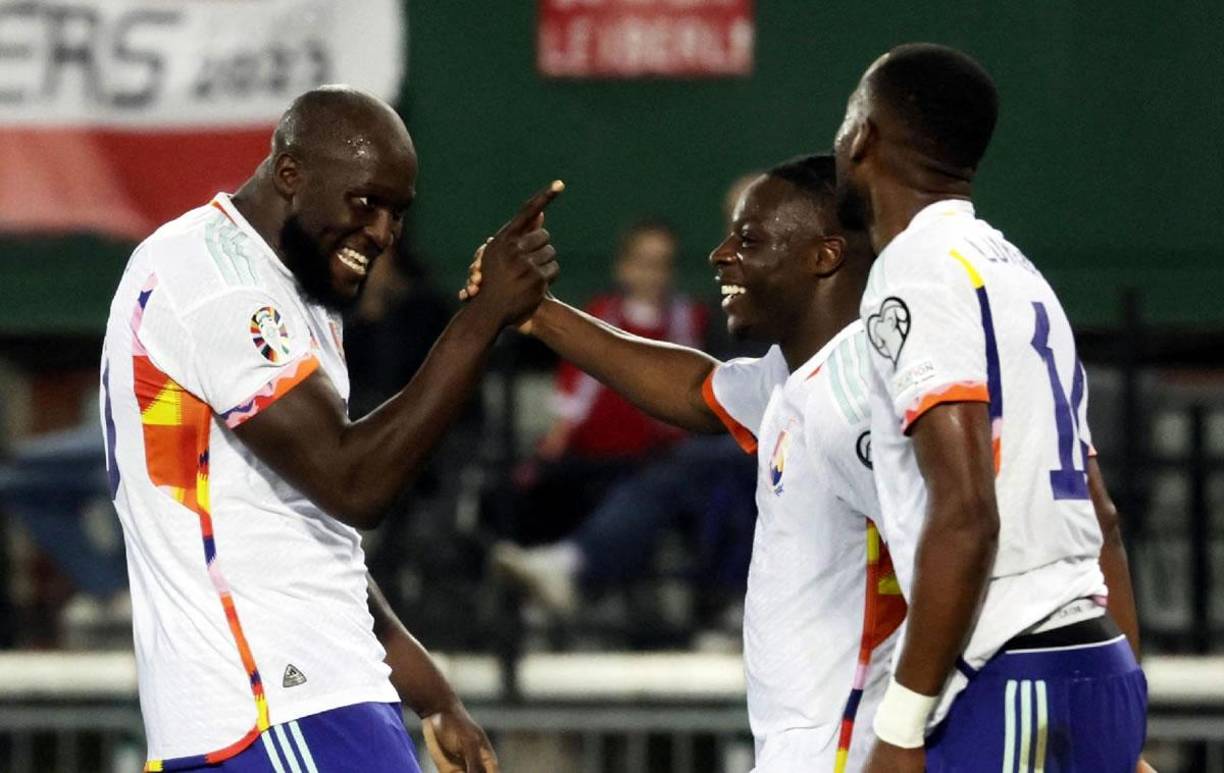 Romelu Lukaku se apuntó a la victoria y marcó un gol contra Austria.