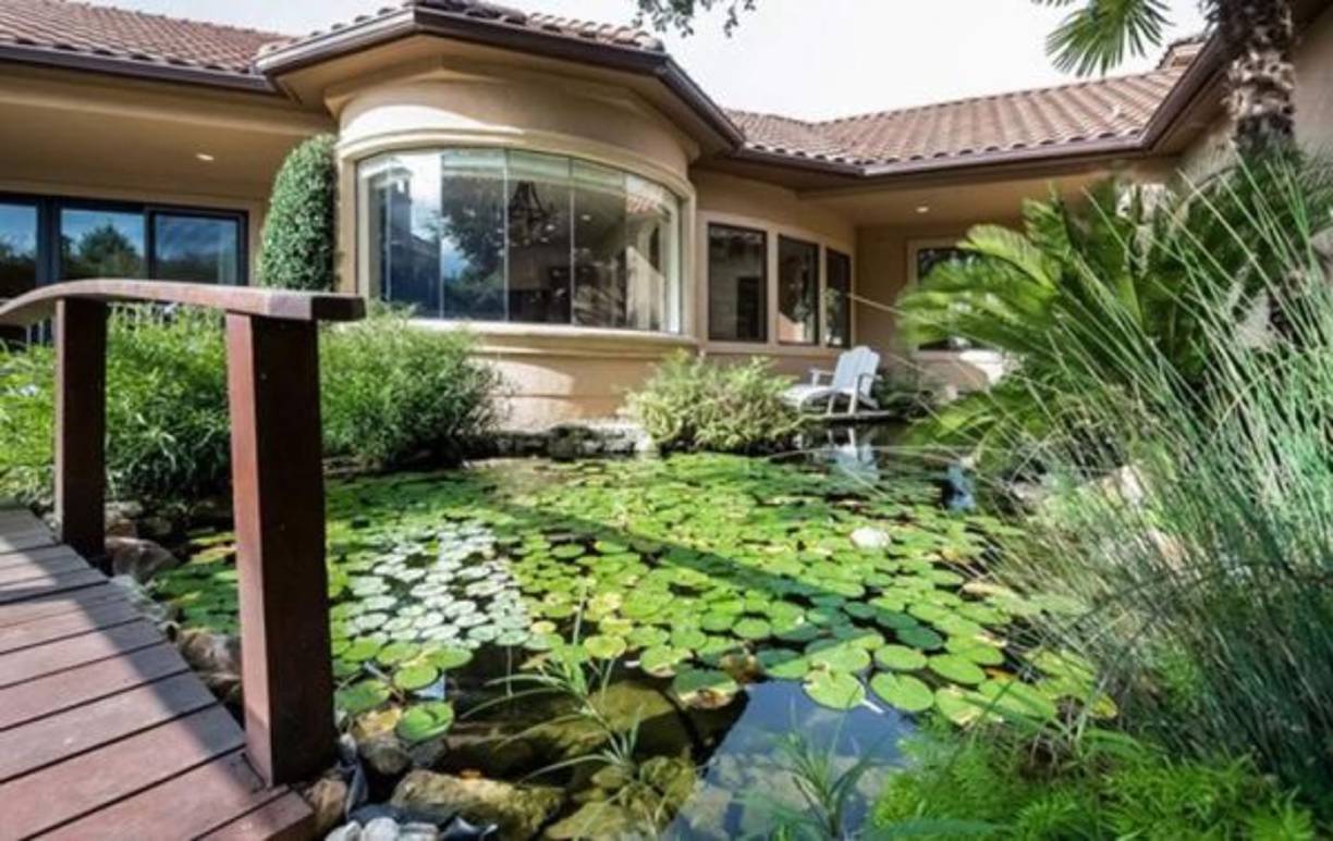 La propiedad del basquetbolista posee 575 metros cuadrados y un estilo único.