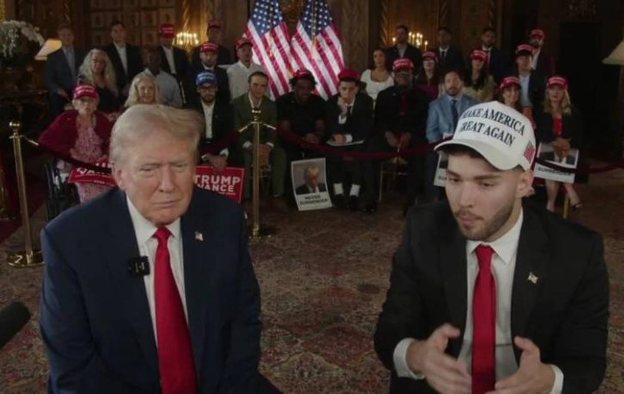 Trump ha participado en innumerables podcasts y entrevistas con jóvenes influencers para conquistar el voto de la generación Z.