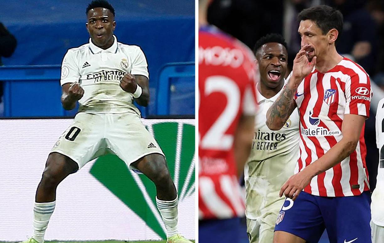 Las imágenes que dejó el vibrante derbi madrileño que le ganó Real Madrid, con remontada incluida (3-1), al Atlético de Madrid para clasificar a las semifinales de la Copa del Rey.