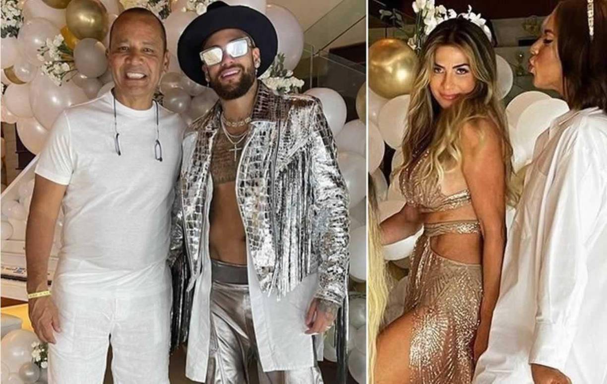 Mariane Bernardi pasó la Navidad junto a la familia de Neymar.