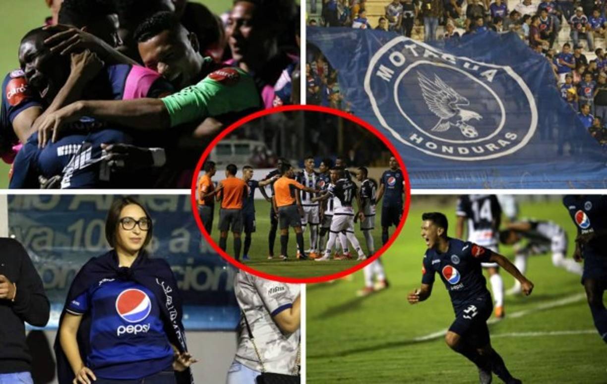 Las mejores imágenes del partido de vuelta de la semifinal de la Liga Concacaf que le ganó Motagua al Tauro FC en el estadio Nacional.