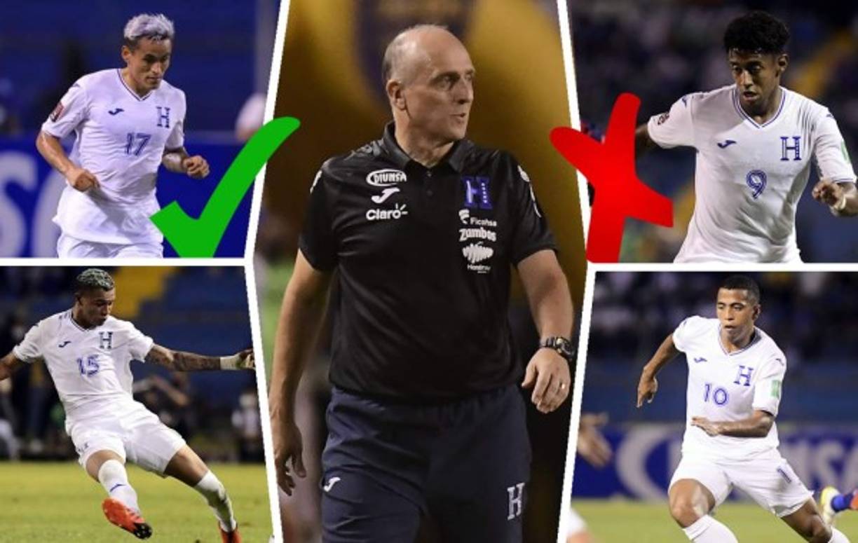 Los futbolistas de la Selección de Honduras que destacaron durante la triple fecha de la eliminatoria de la Concacaf rumbo al Mundial de Qatar 2022 y los que no dieron su mejor rendimiento.