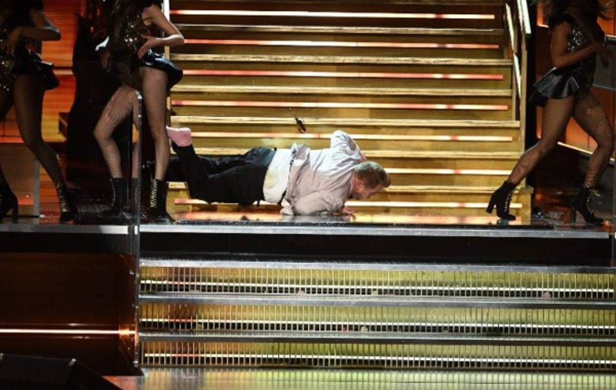 El zapato del conductor salió volando.