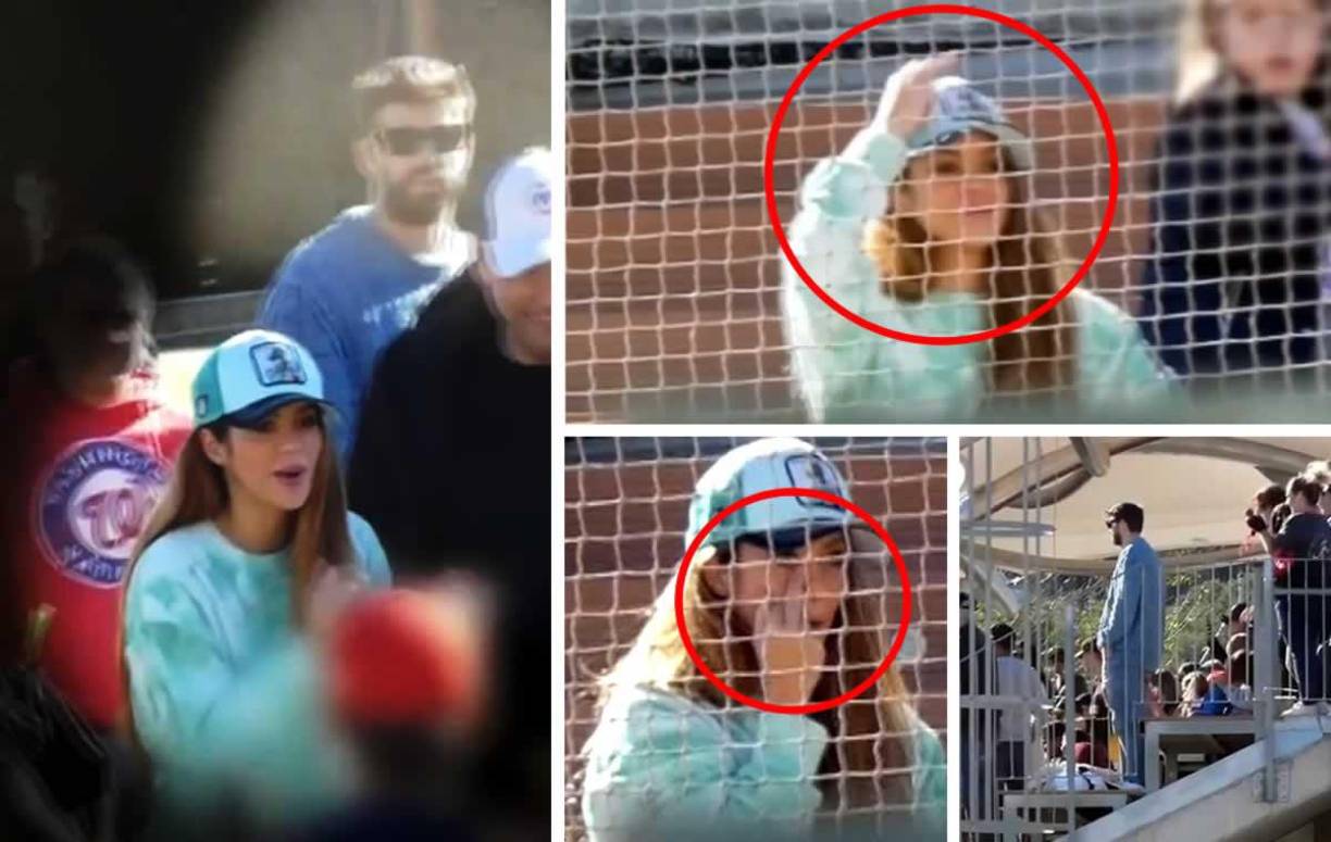 Shakira y Gerard Piqué se reencontraron por primera vez tras firmar su acuerdo de divorcio, lo hicieron en un partido de béisbol de su hijo Milan y la cantante colombiana es noticia por dedicarle un gesto obsceno a su expareja.