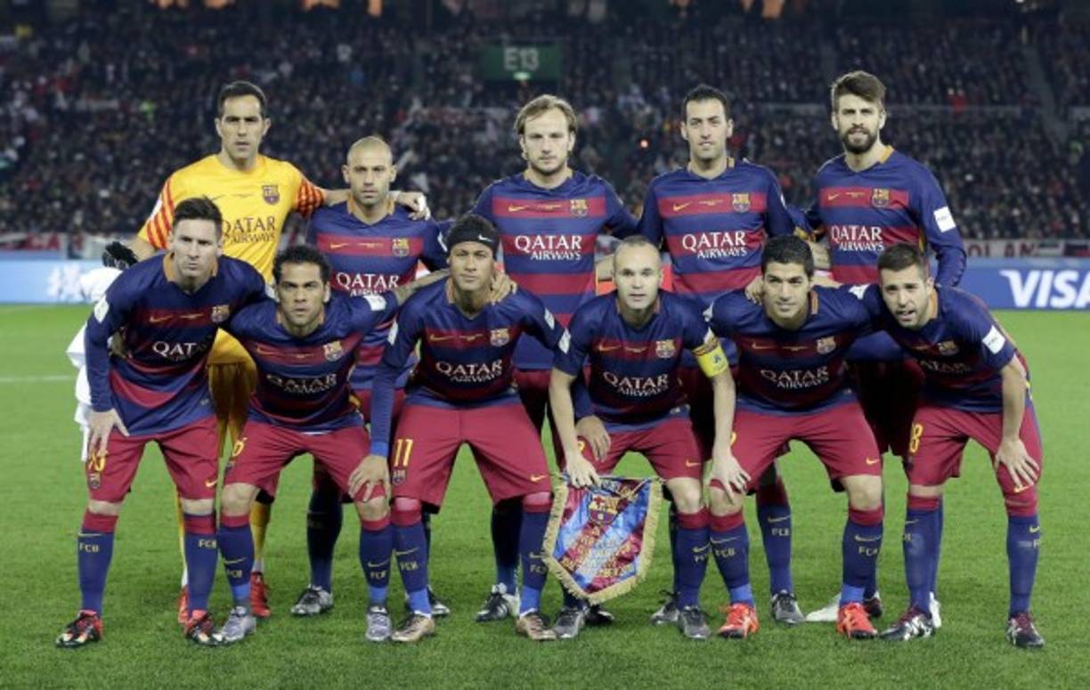 Este fue el 11 titular del Barcelona para disputar la Final del Mundial de Clubes.