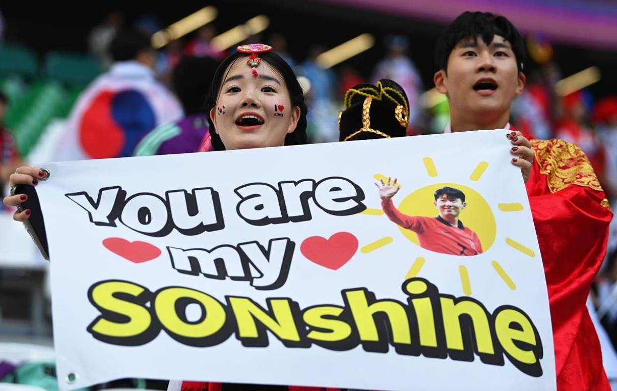 Son Heung-Min desató locura entre los aficionados de Corea del Sur.