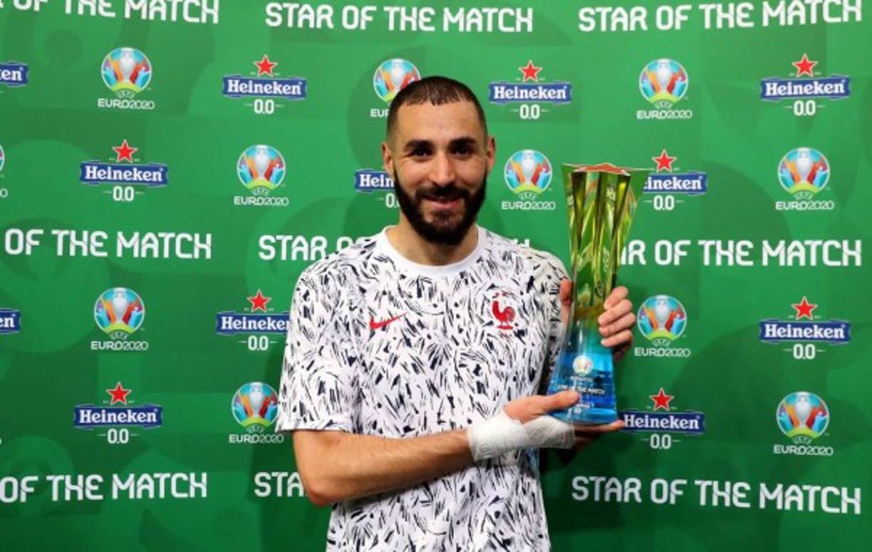 Karim Benzema fue elegido como el MVP del partido.