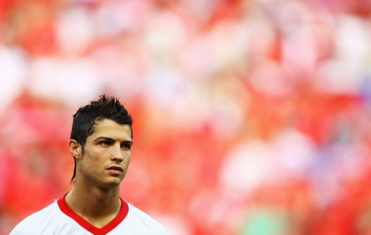 Cristiano debutó en la selección de Portugal en el 2003.