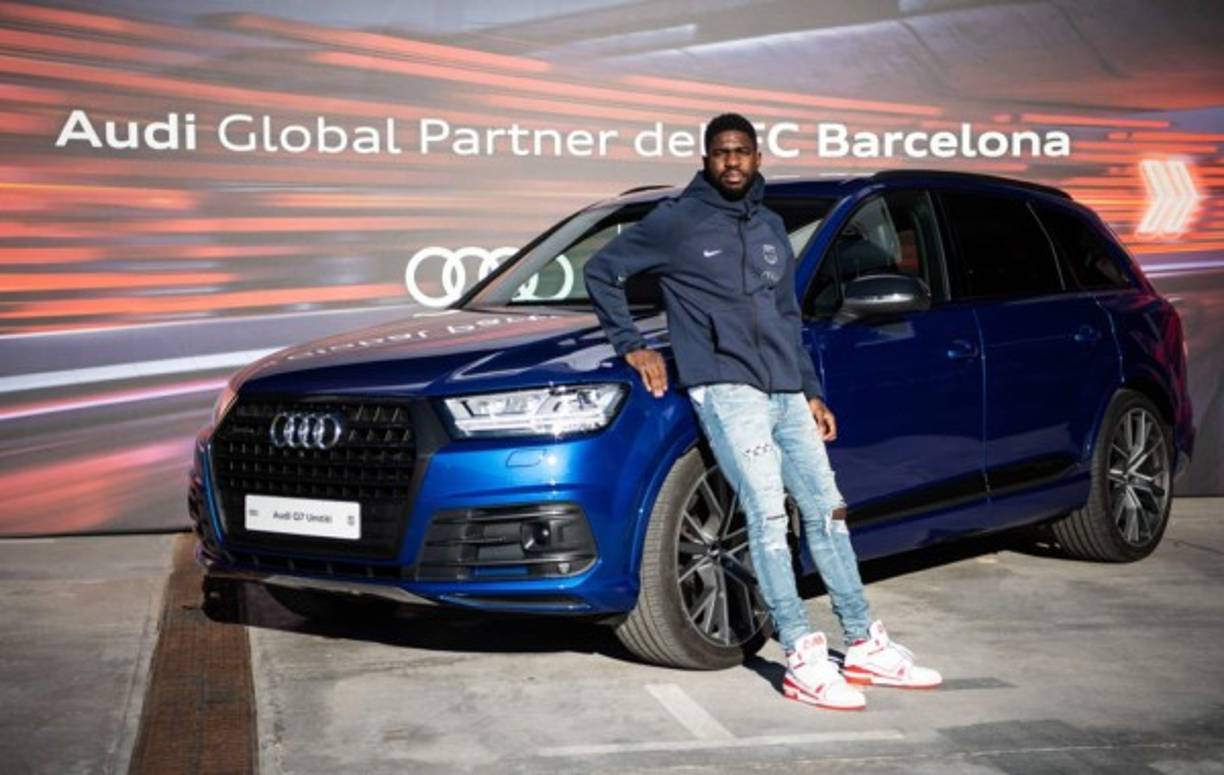 Samuel Umtiti: El zaguero francés se llevó un Q7 50 TDI quattro tiptronic.