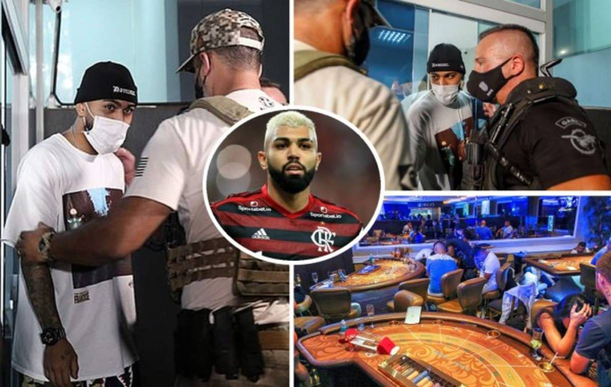 Gabriel Barbosa 'Gabigol', futbolista del Flamengo y de la selección brasileña, fue detenido en la madrugada de este domingo en una fiesta con cerca de 200 personas en un casino clandestino en Sao Paulo pese al toque de queda vigente en la mayor ciudad de Brasil para combatir el coronavirus.
