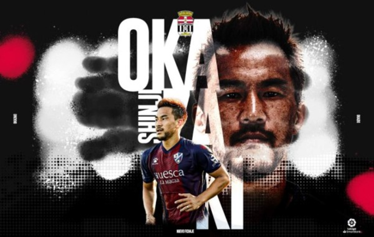 El FC Cartagena ha fichado al delantero japonés Shinji Okazaki como agente libre. Firma por una temporada. Foto Twitter Cartagena Twitter.